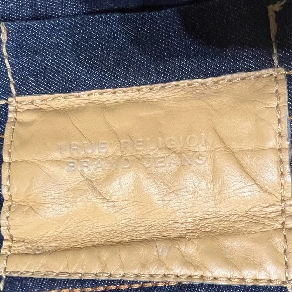 True Religion Limited Edition Button Fly Horseshoe Back Pockets Jean Men Size 36